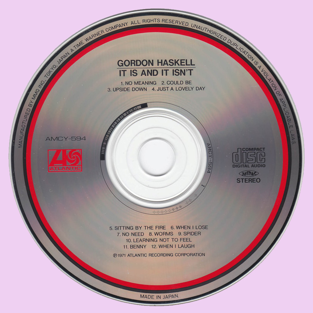 Rockasteria: Gordon Haskell - It Is And It Isn't (1971 uk, amazing